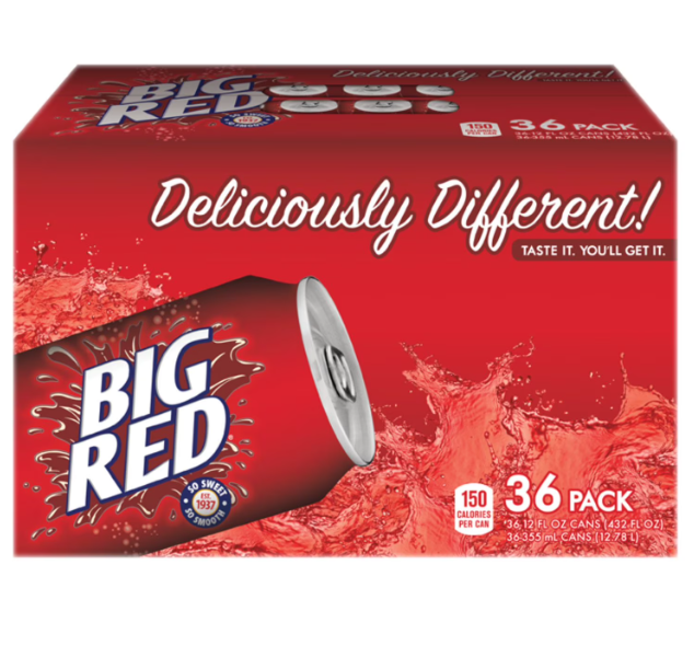 Big Red Soda 12 fl oz Cans 36 Pack