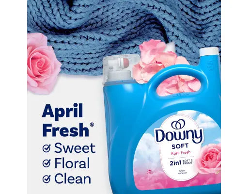 Downy Soft & Fresh Liquid Fabric Softener April Fresh 150 fl oz 257 Loads