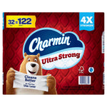 Charmin Ultra Strong 2-Ply Toilet Paper, 231 Sheets/Roll, 32 Rolls — Durable & Septic-Safe