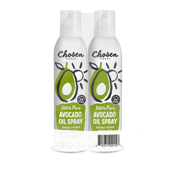 Chosen Foods Avocado Oil Cooking Spray, 8 oz – 2 Pack | Healthy Non-Stick Avocado Oil Spray