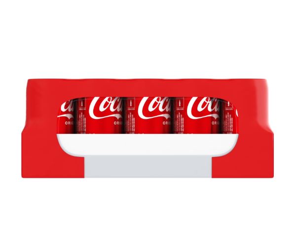 Coca-Cola Mini Soda Cans 8 fl oz 30 Pack side view