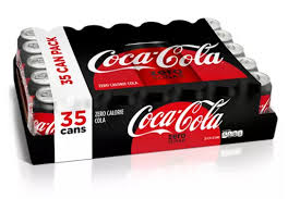 Coca-Cola Zero Sugar Soda Cans 12 fl oz 35 Pack