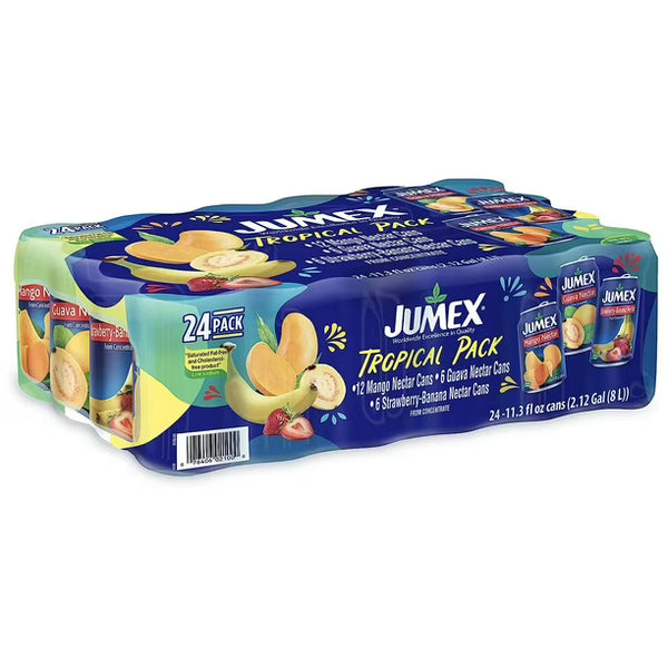 Jumex Tropical Variety Juice Pack, 11.3 fl oz Boxes, 24-Pack – Assorted Fruit Juice Drinks
