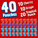 Kool-Aid Jammers Juice Pouches Variety Pack 6 fl oz 40 Count