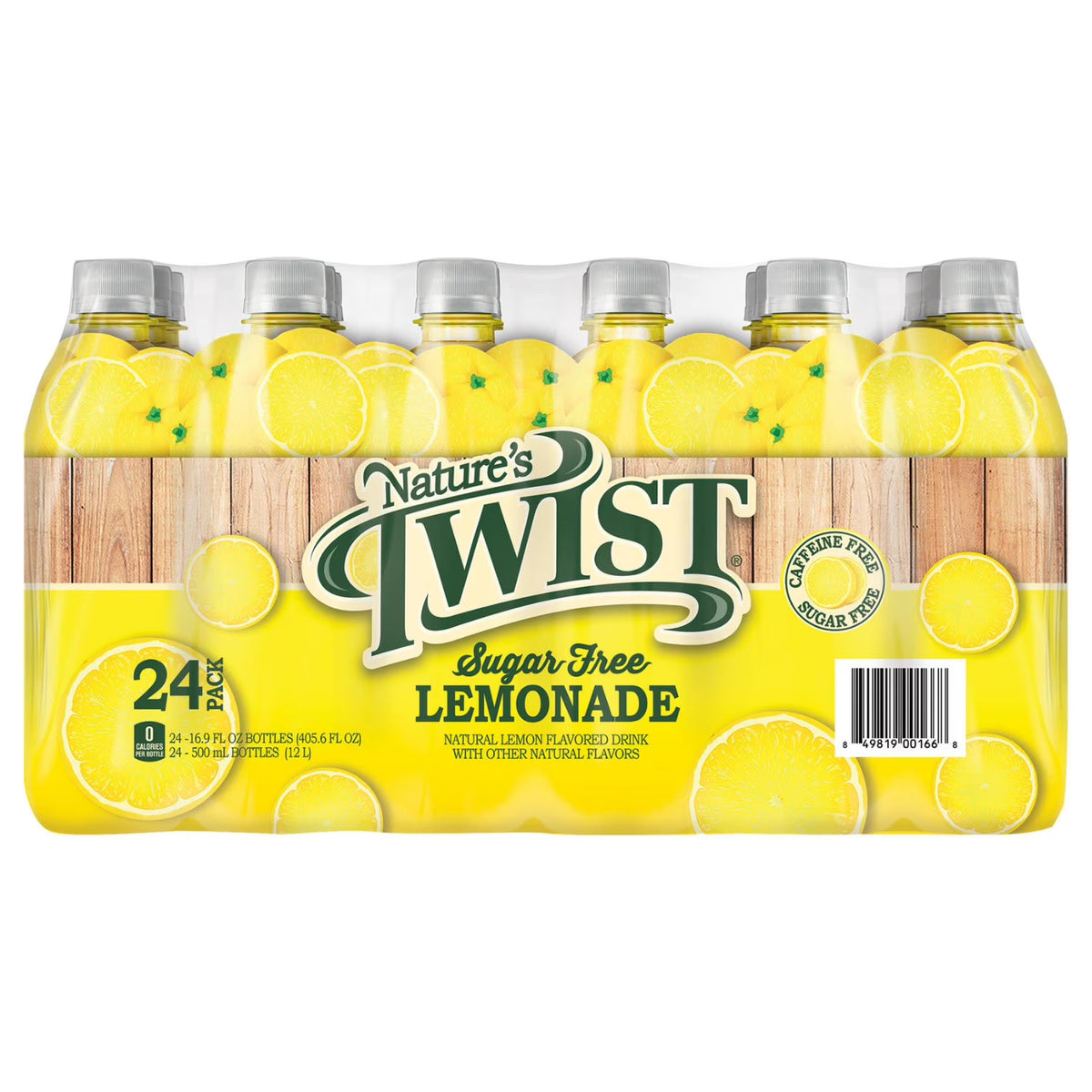 Nature’s Twist Sugar Free Lemonade 16.9 fl oz 24 Pack