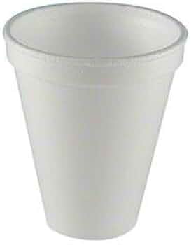 WinCup 8 oz Disposable Foam Cups, White, 1000 Count — Bulk Party & Event Drinkware