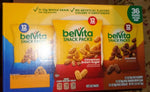 belVita Bites Breakfast Biscuits Variety Pack, 1 oz, 36-Pack – Quick & Nutritious Morning Snack